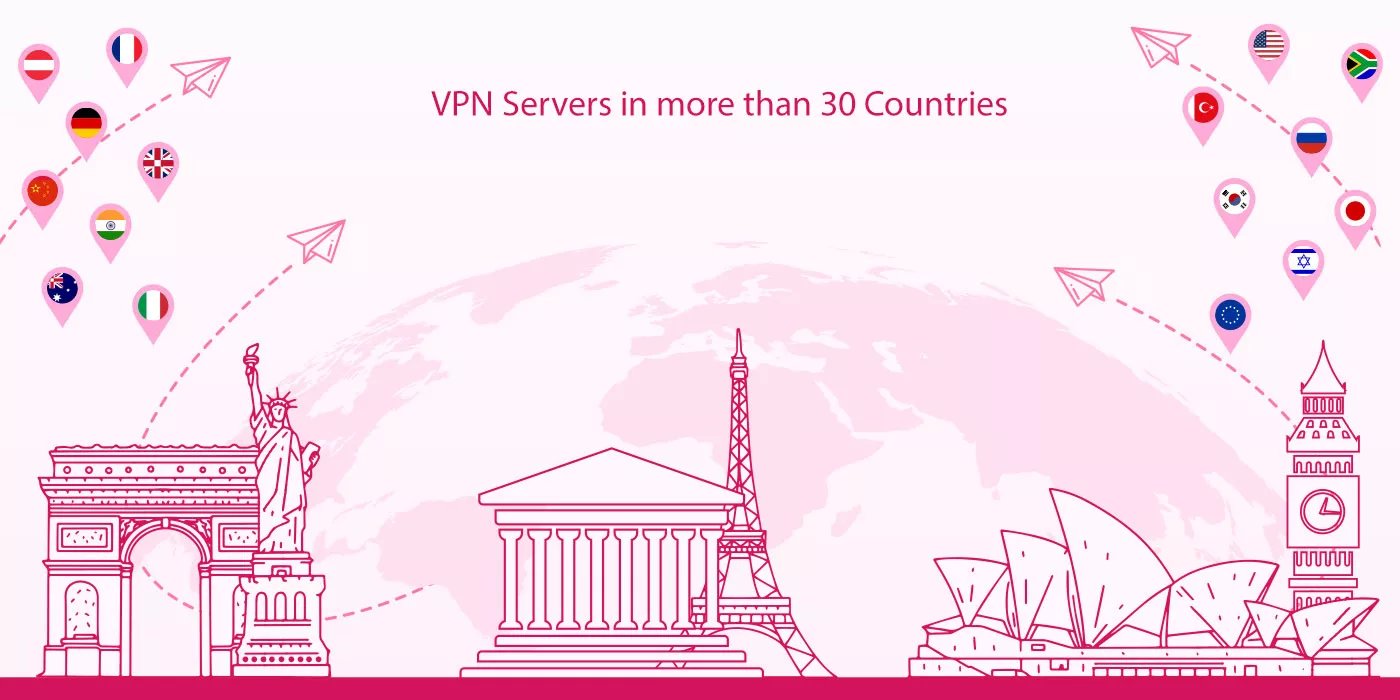 vpn locations around the world